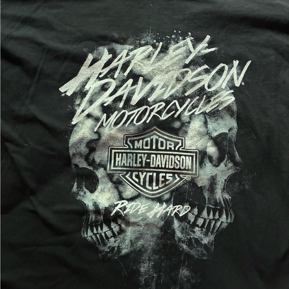Harley-Davidson Black Skull Graphic Tee